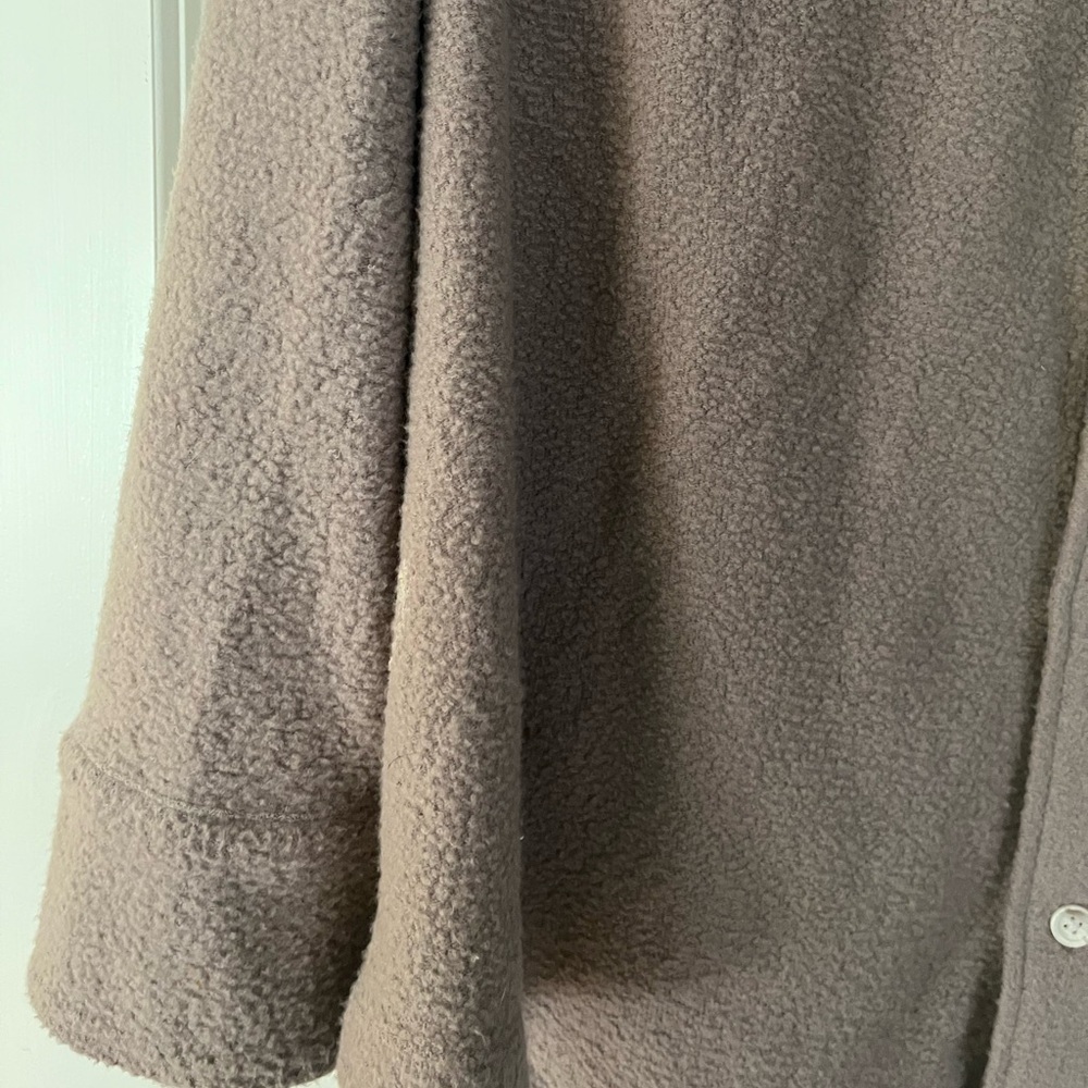 PINK Reverse Fleece Shacket - Picture 2 of 6